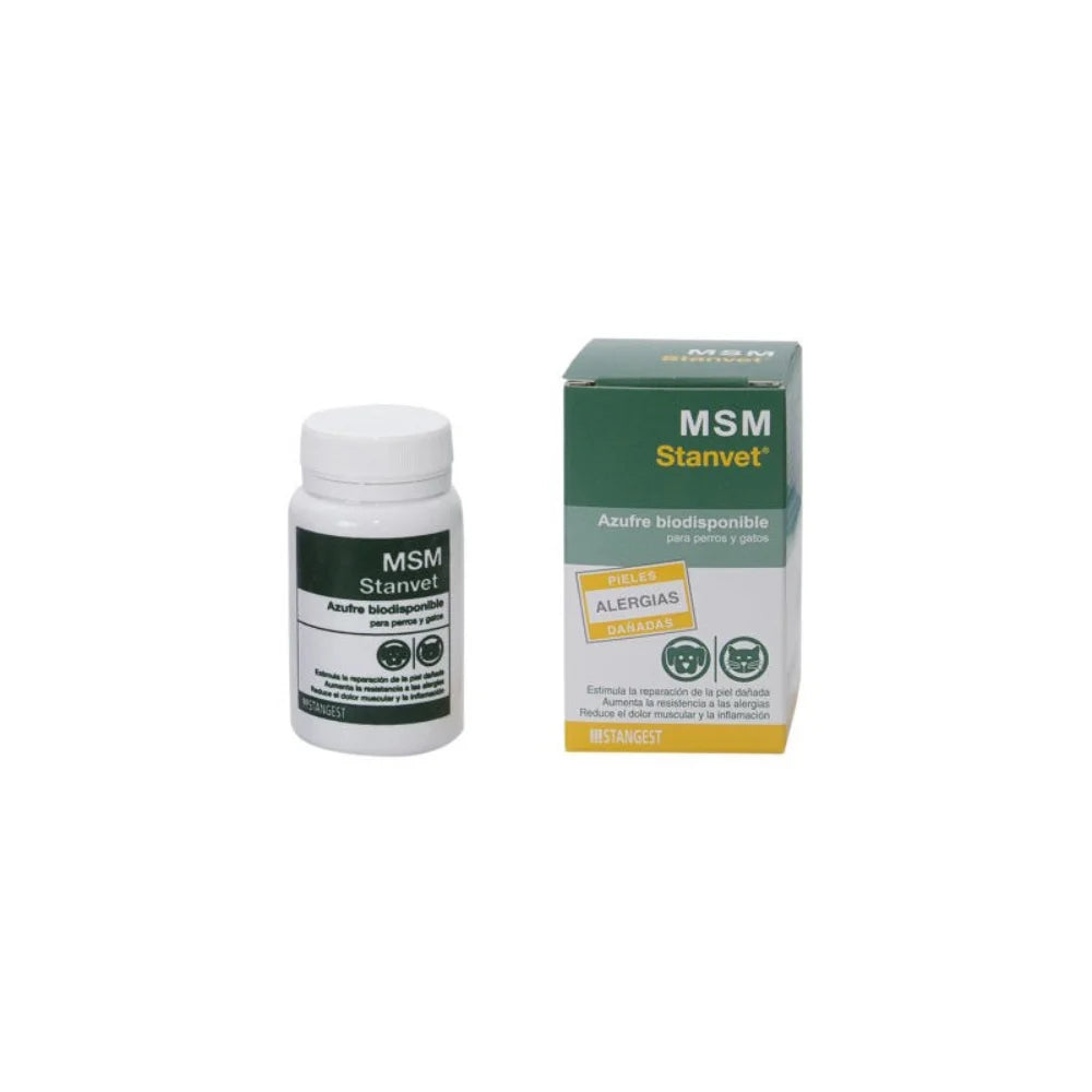 Msm stangest 60 tablets (stangest) – natural joint and anti-inflammatory supplement for dogs and cats