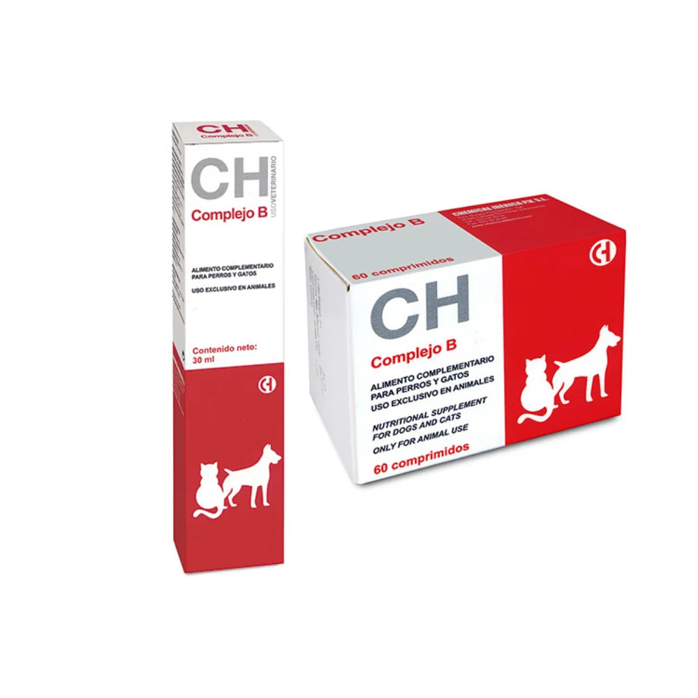 Complex b for dogs and cats – vitamin supplement – 60 tablets |   Chemical iberica