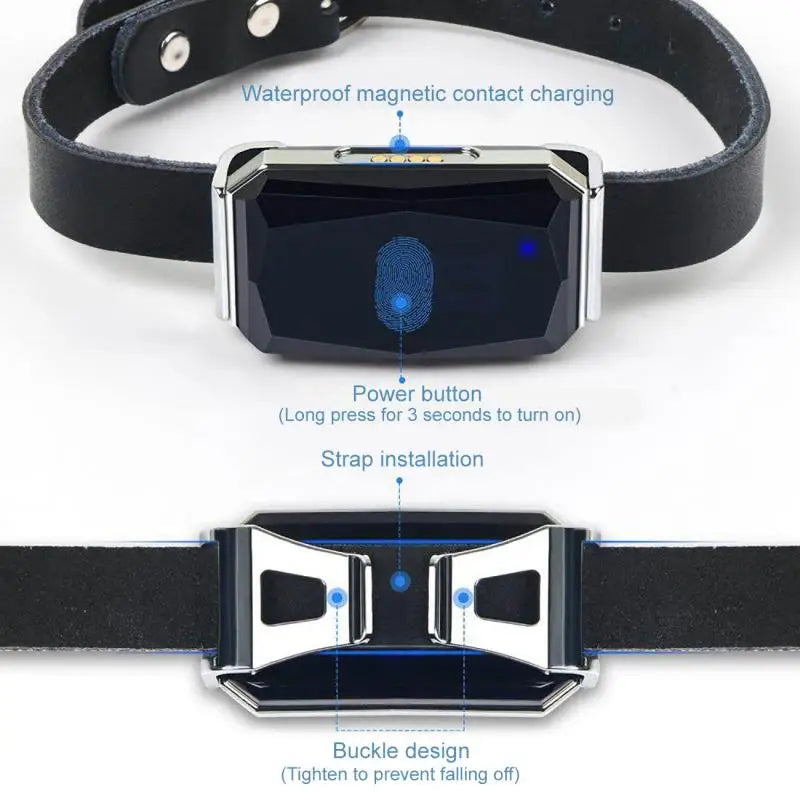 IP67 Waterproof Pet Collar Wifi Light GPS Tracker For Pets Dogs GPS Tracker Kids Personal Locator Anti-Lost Tracking Device