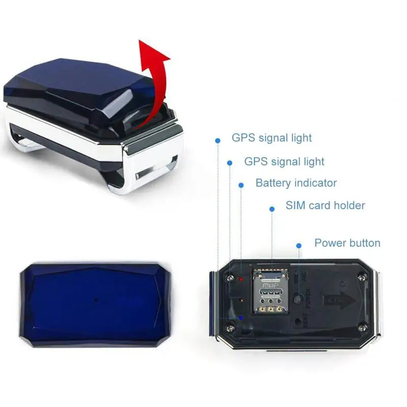 IP67 Waterproof Pet Collar Wifi Light GPS Tracker For Pets Dogs GPS Tracker Kids Personal Locator Anti-Lost Tracking Device