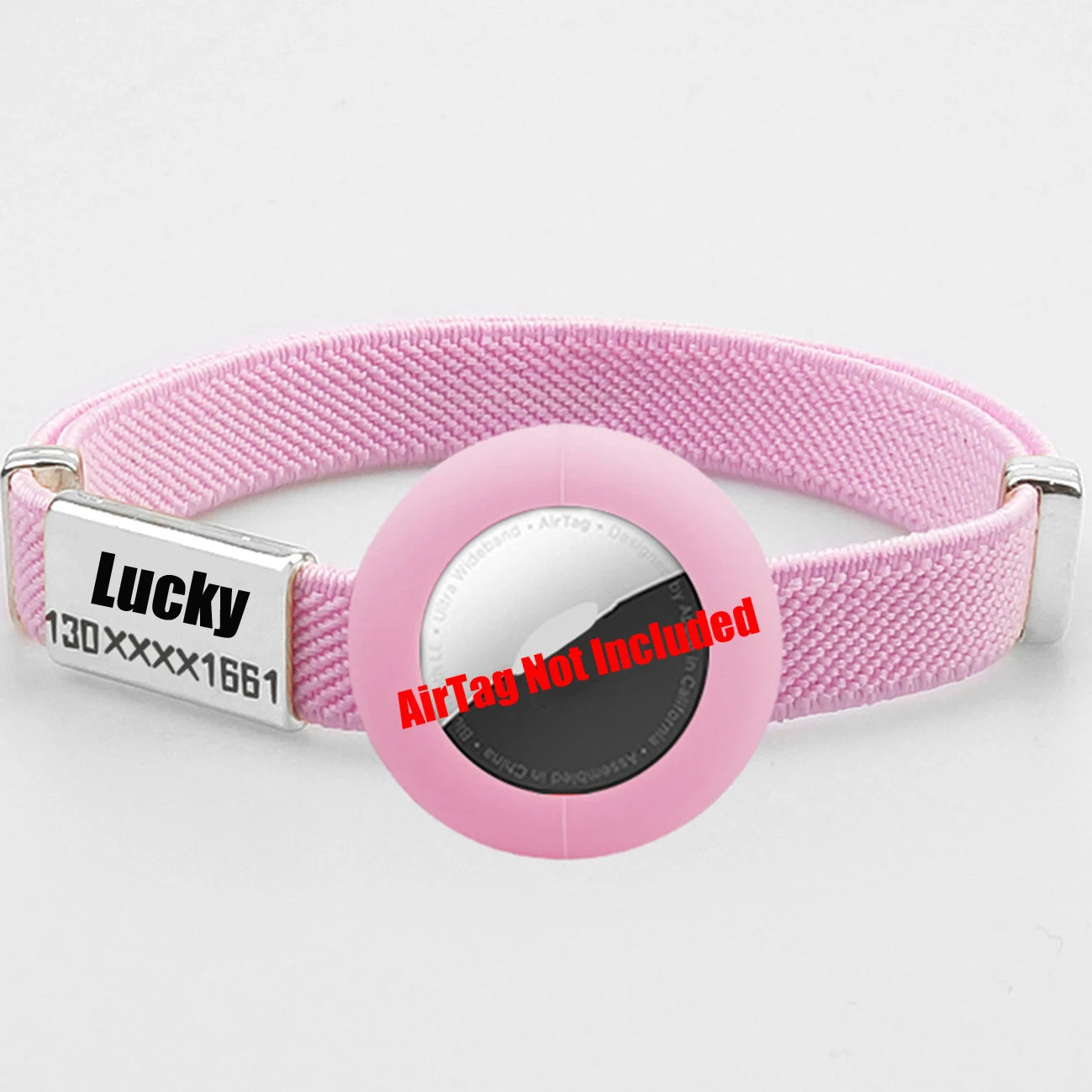 Coleira para Gato com Suporte AirTag GPS — Ajustável e Personalizável