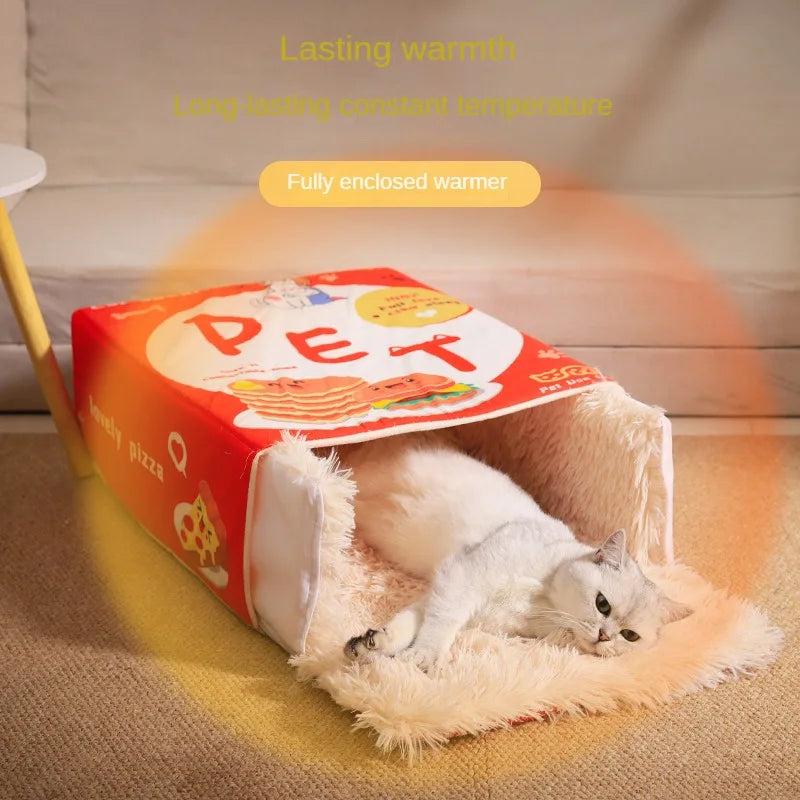 Cama Caixa de Biscoito para Gato e Cão — 4 Estações