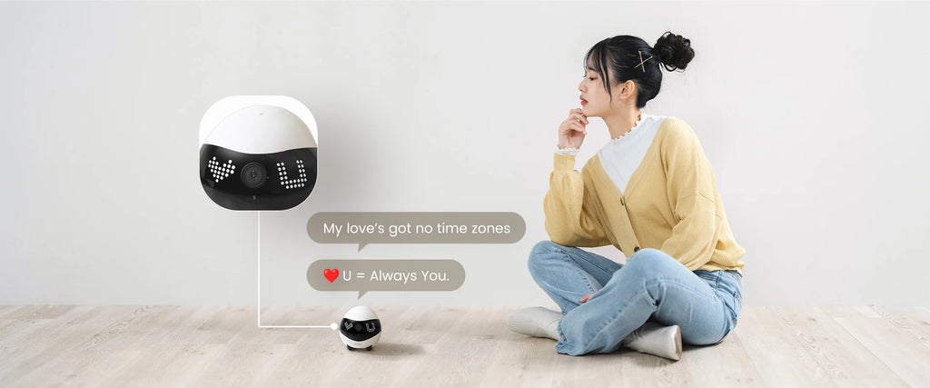 Enabot EBO AIR 2 Companion Robot 2K Home Security Pet Camera Night Vison Wireless APP Remote Control for Dog Cat Baby