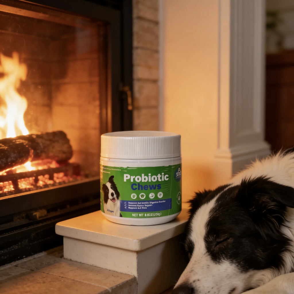 Dog Probiotic Chews 250g Relieve Diarrhea & Upset Stomach Support Gut Health & Immunity Natural Probiotics for All Ages Dogs