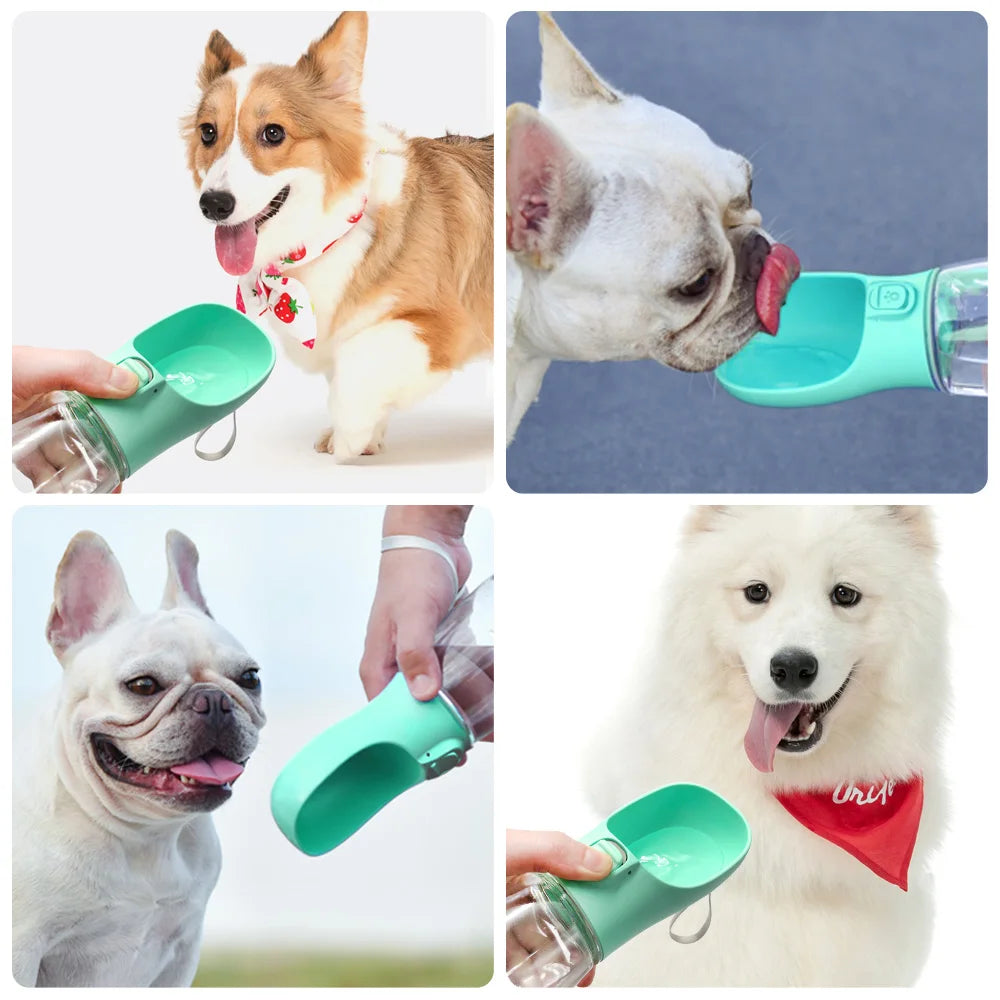 Garrafa de Água para Cão Portátil — Para Passeios e Viagens