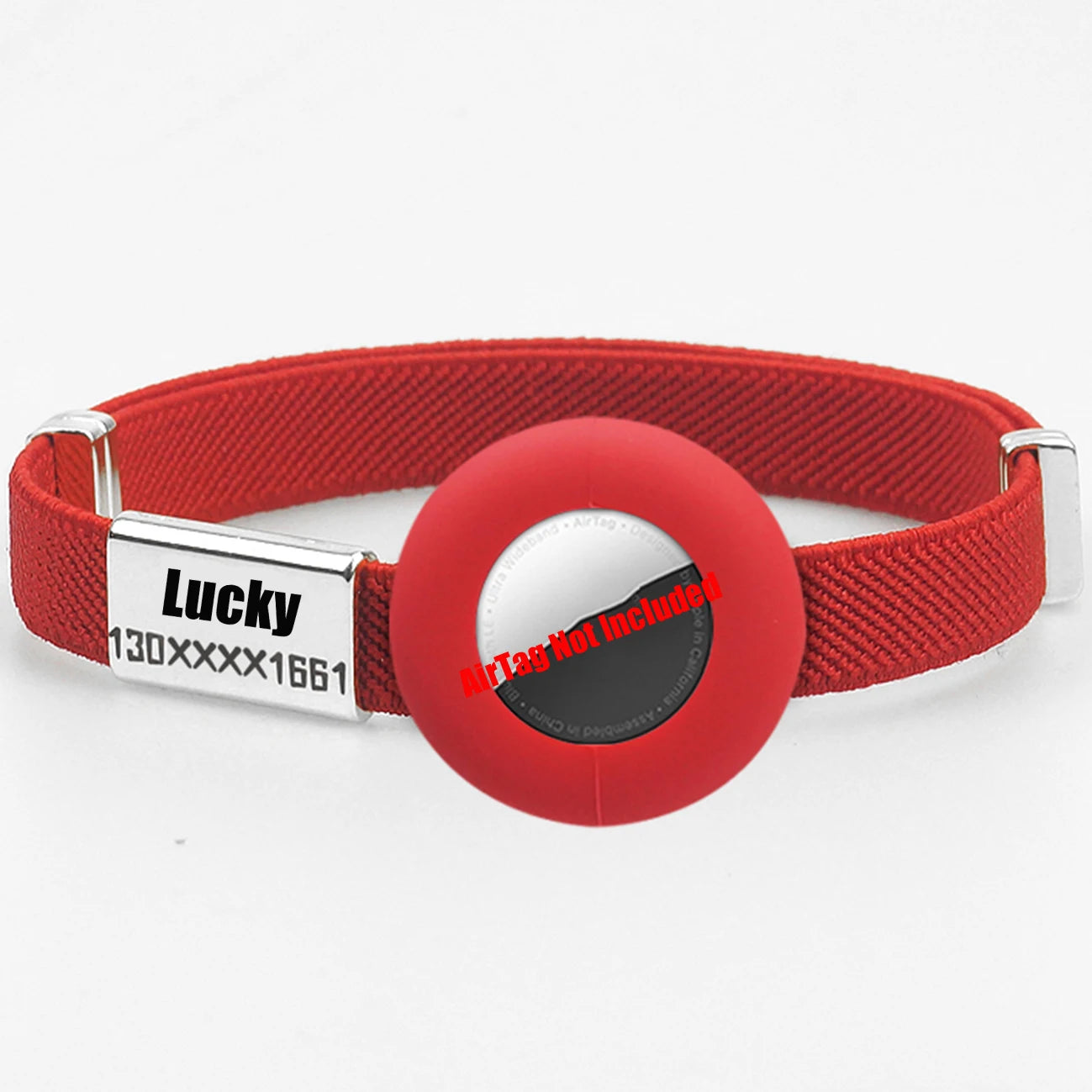 Coleira para Gato com Suporte AirTag GPS — Ajustável e Personalizável