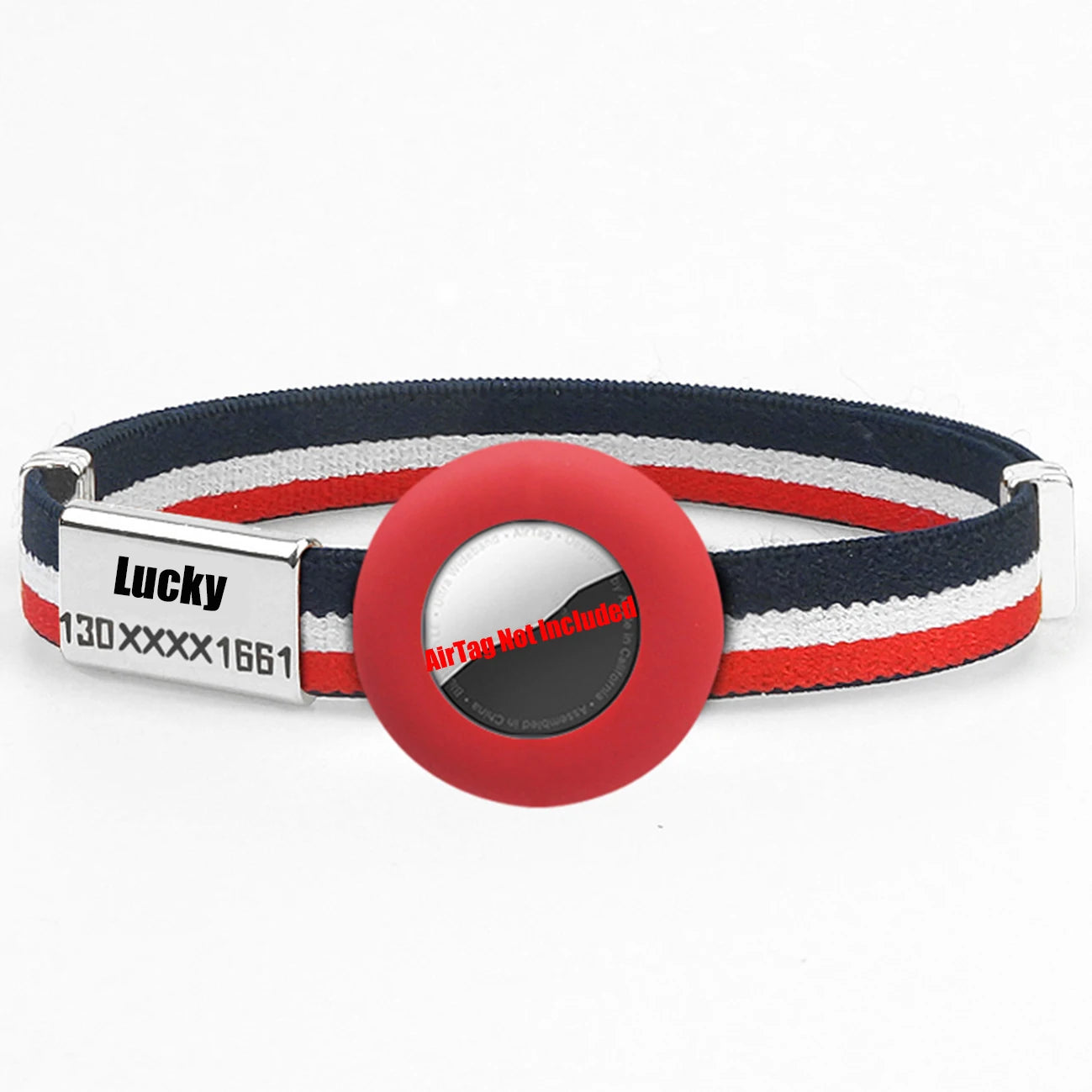 Coleira para Gato com Suporte AirTag GPS — Ajustável e Personalizável