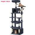 Arranhador Torre para Gato Multi-Nível com Rede e Hammock — Grande
