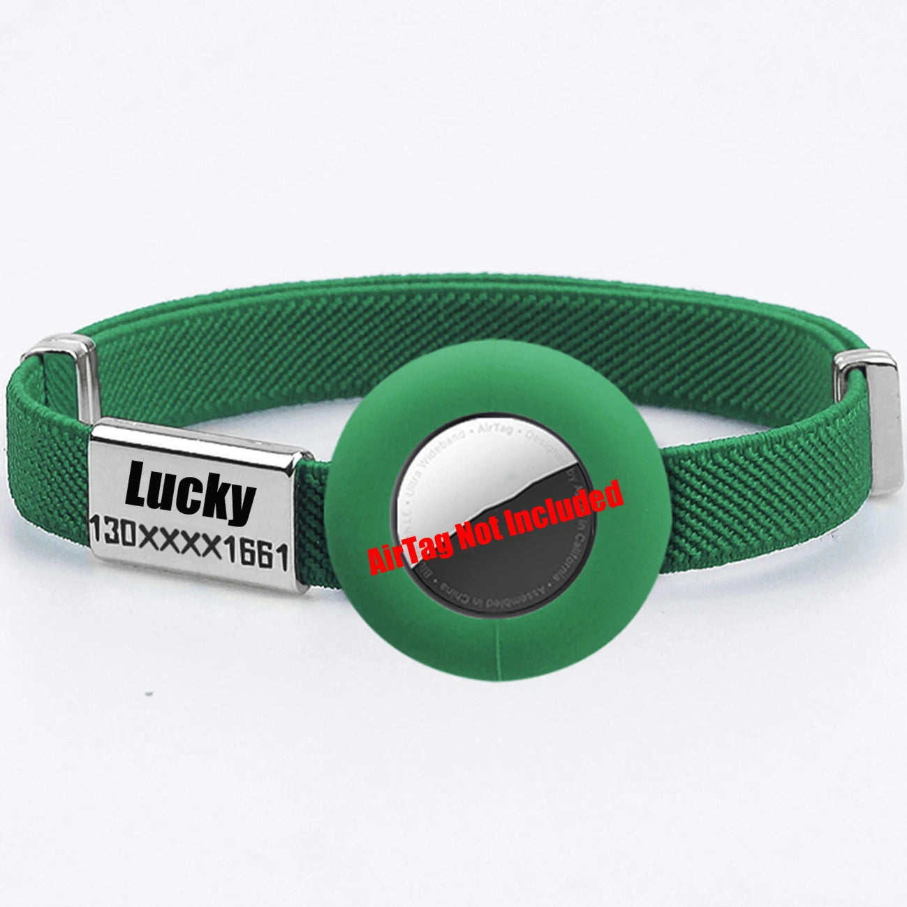 Coleira para Gato com Suporte AirTag GPS — Ajustável e Personalizável