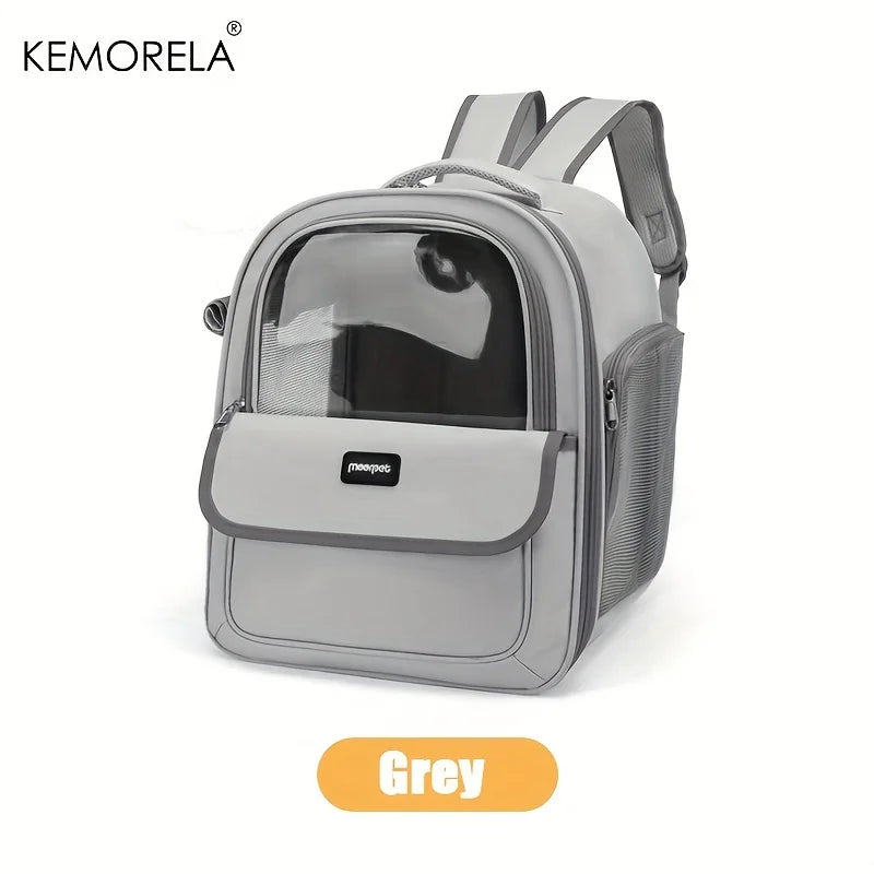 Mochila Transportadora Dobrável para Cão e Gato — Respirante para Viagens