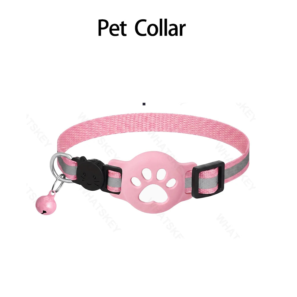 Coleira com Localizador GPS Ajustável para Gato e Cão