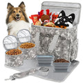 Conjunto de Viagem para Cão — 6 Peças, Aprovado para Avião, com Bolsos Multifunções