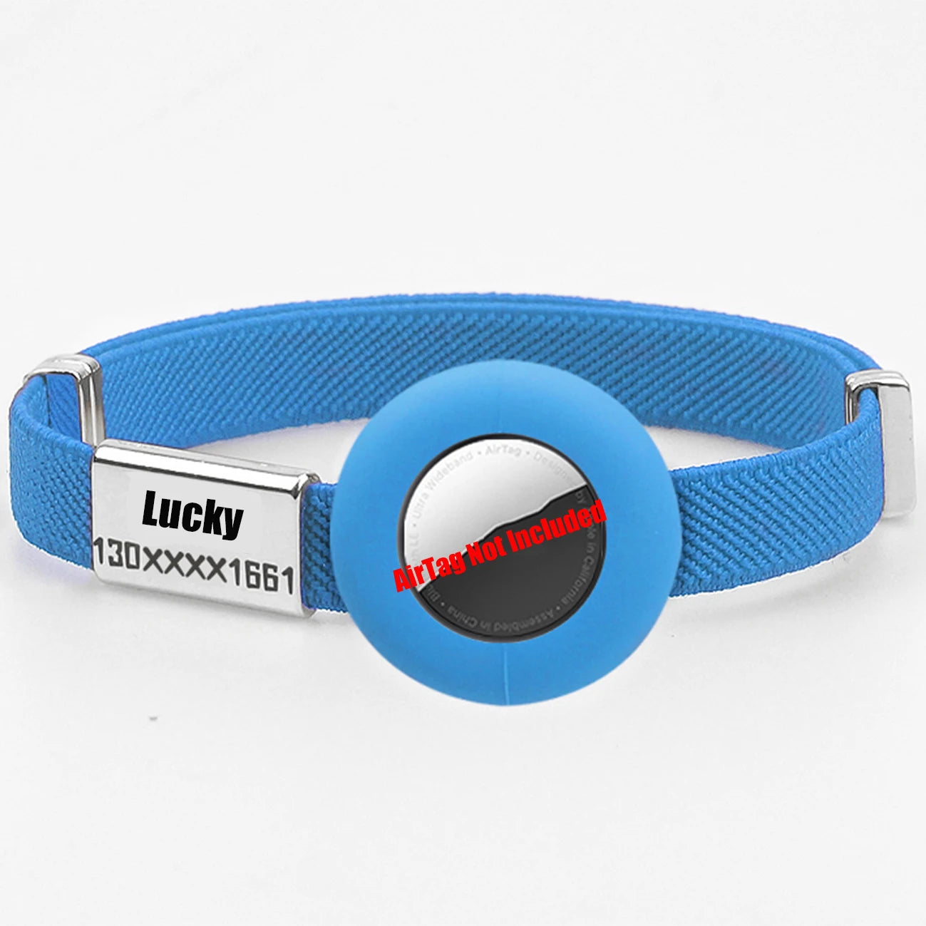 Coleira para Gato com Suporte AirTag GPS — Ajustável e Personalizável