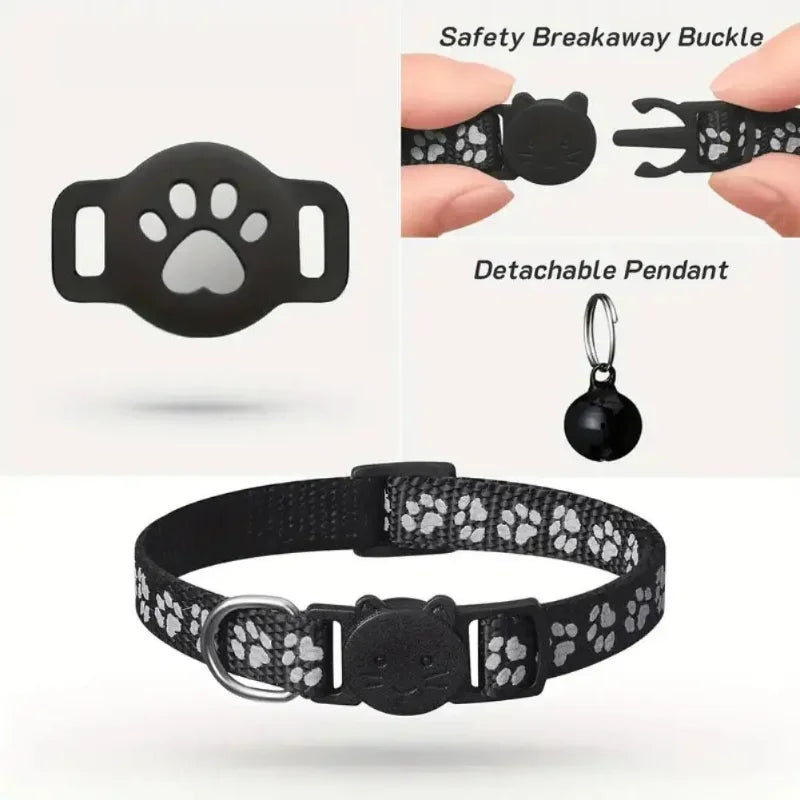Coleira GPS Multifuncional para Gato e Cão — Rastreador Inteligente