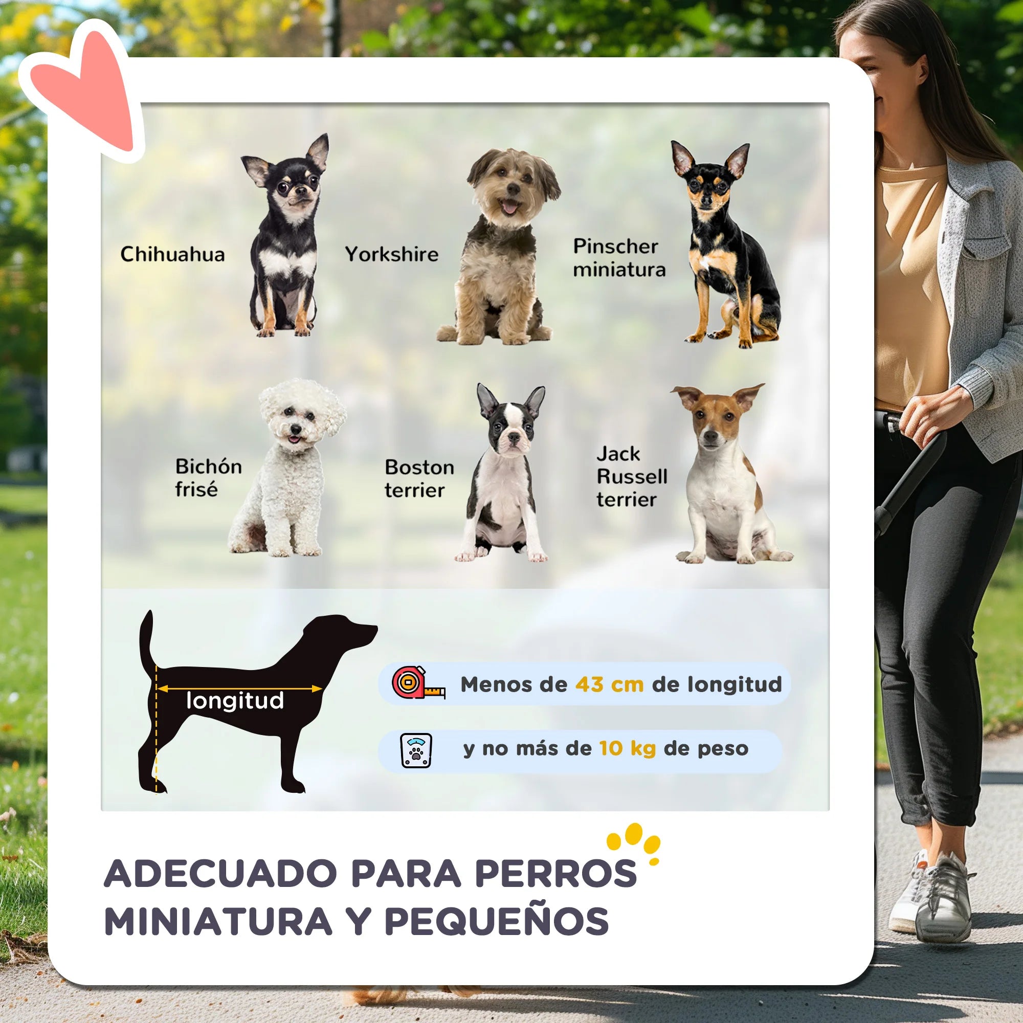 Pawhut Foldable Dog Stroller with Universal Wheels