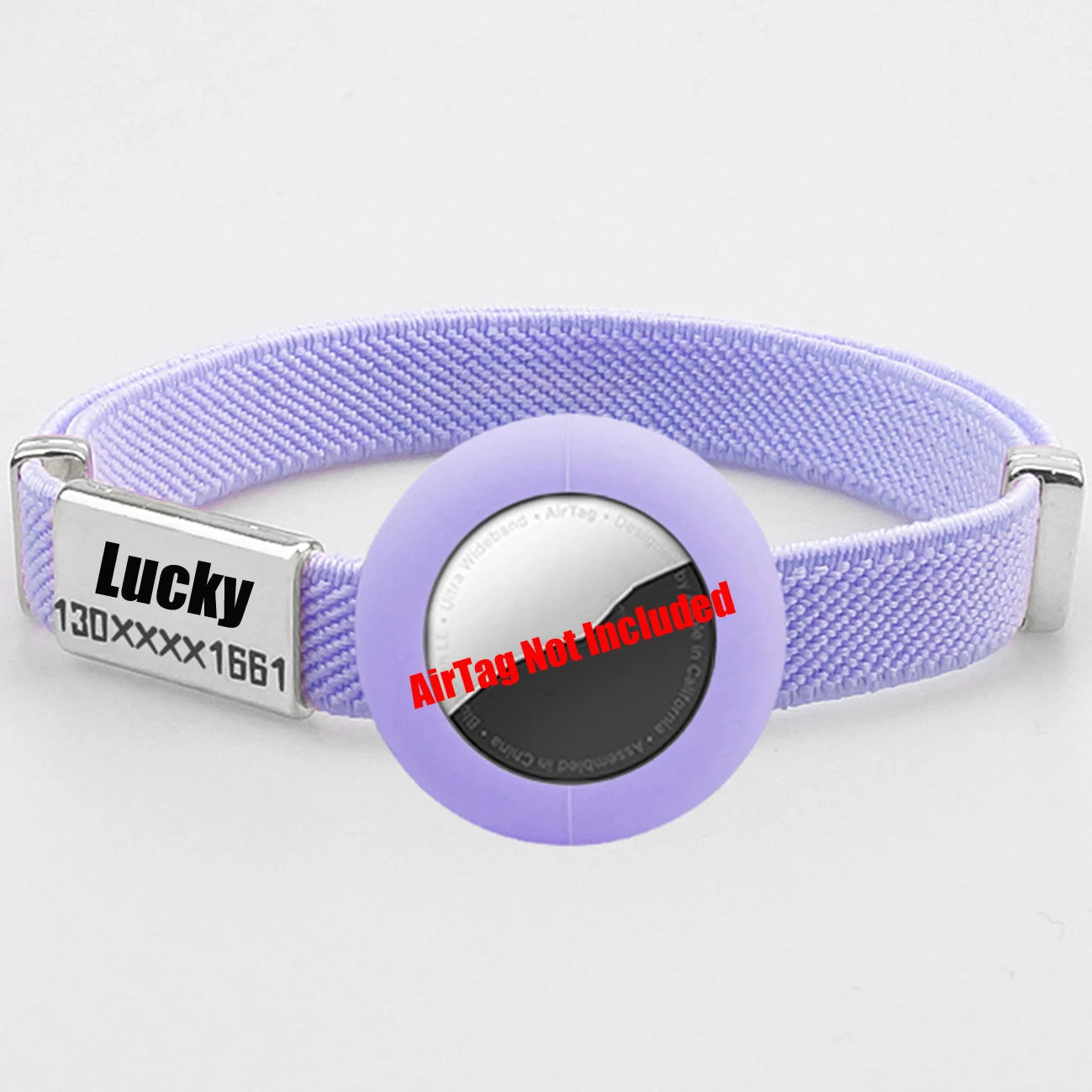 Coleira para Gato com Suporte AirTag GPS — Ajustável e Personalizável
