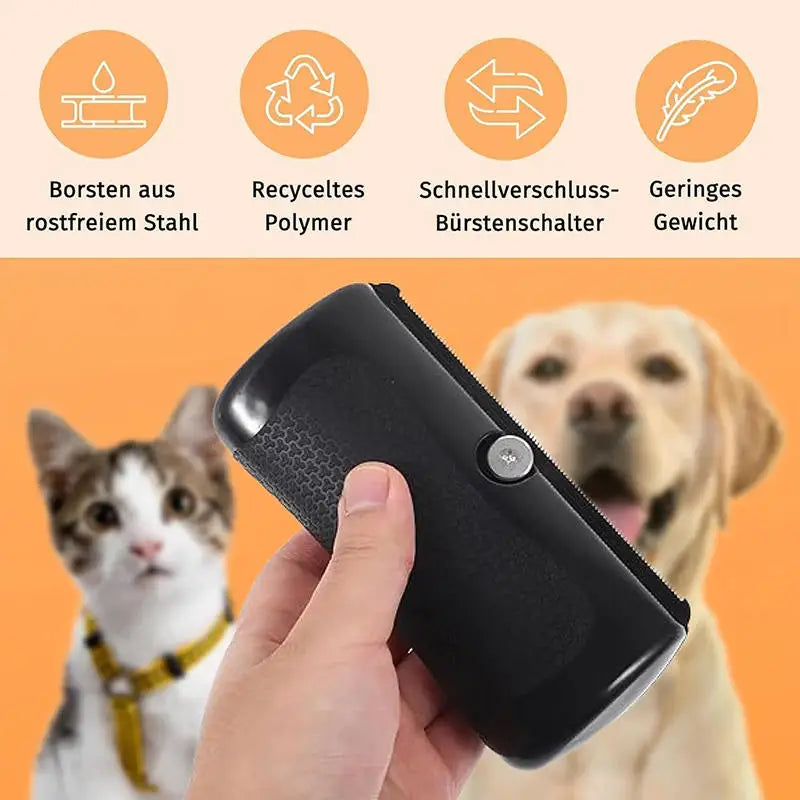 Escova Profissional Removedora de Pelo para Cão e Gato — Ergonómica e Multifuncional