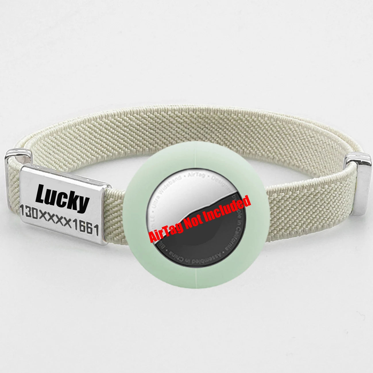 Coleira para Gato com Suporte AirTag GPS — Ajustável e Personalizável