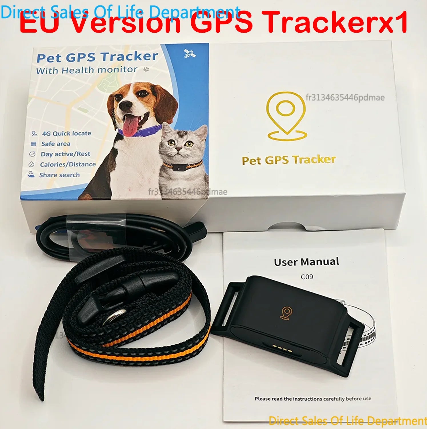 IP67 Waterproof 4G GPS Tracker for Dogs Cats Mini Real Time Anti Lost Pet Locator Smart Collar with App Control
