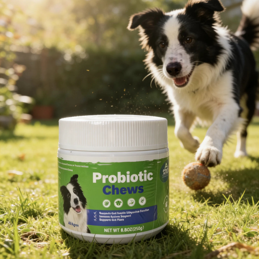 Dog Probiotic Chews 250g Relieve Diarrhea & Upset Stomach Support Gut Health & Immunity Natural Probiotics for All Ages Dogs
