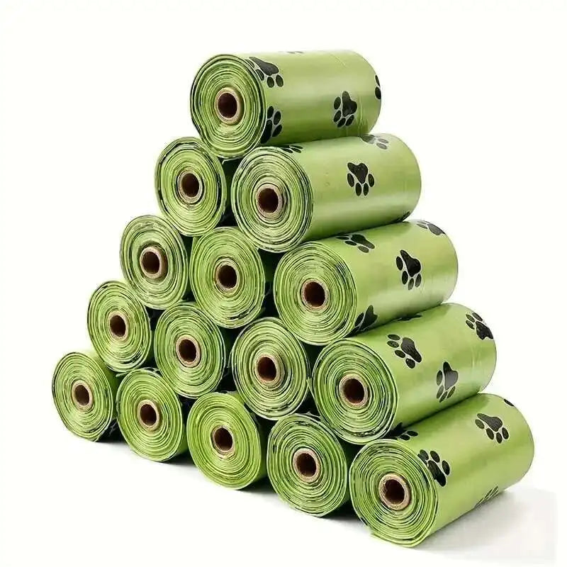 Sacos de Fezes Biodegradáveis EPI para Cão — Perfumados, Extra Resistentes, com Dispensador