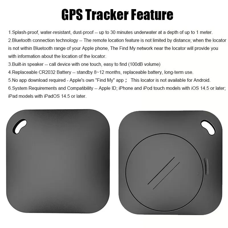 Localizador GPS Bluetooth Apple Find My — iTag MFI Certificado