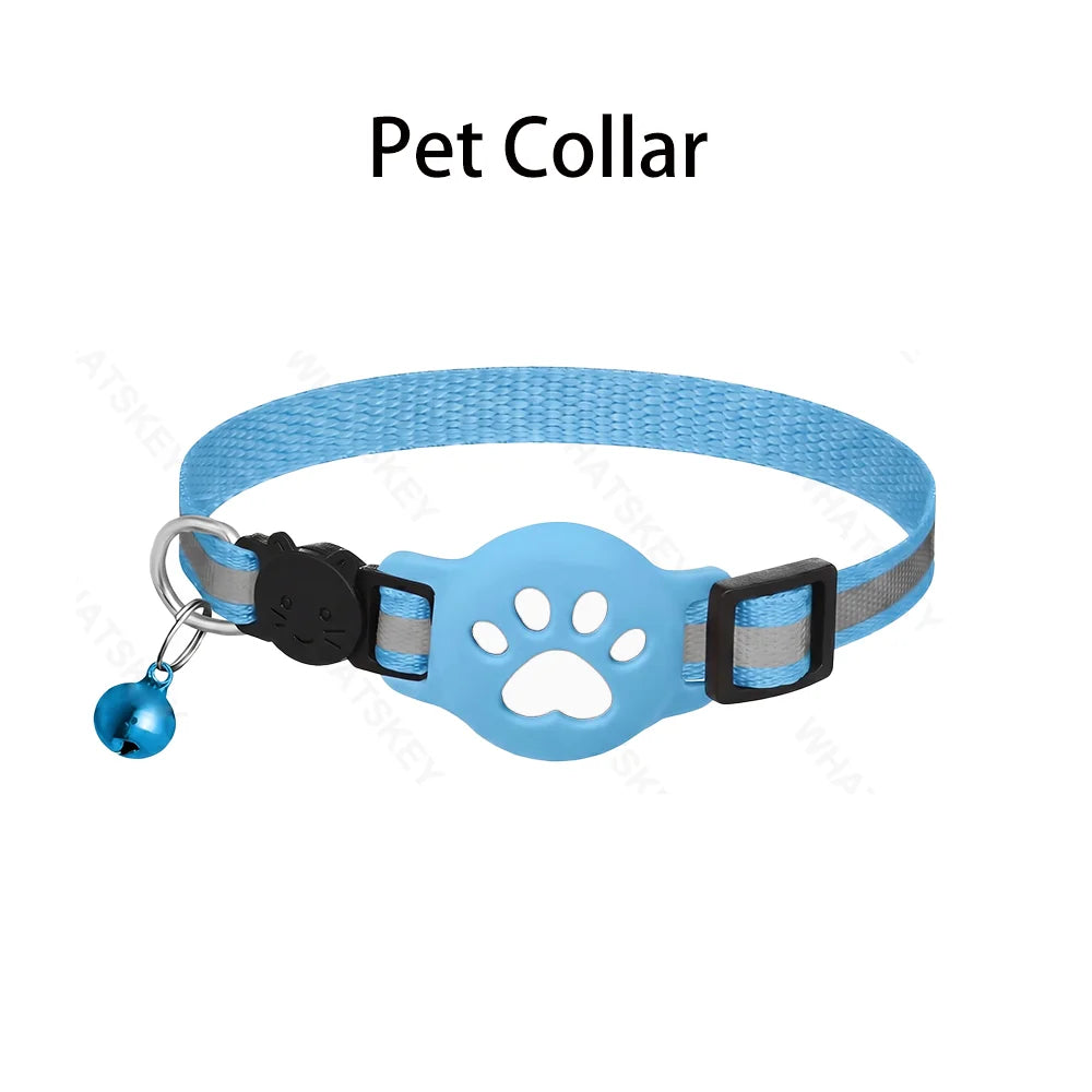 Coleira com Localizador GPS Ajustável para Gato e Cão