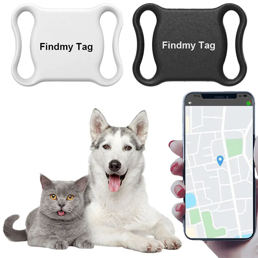 Real-time Tracking Dog Cat Collar Find Device BT GPS Tracking Device Pet Tracker for Dogs Cats Kids Pets Keychain Wallet Luggage