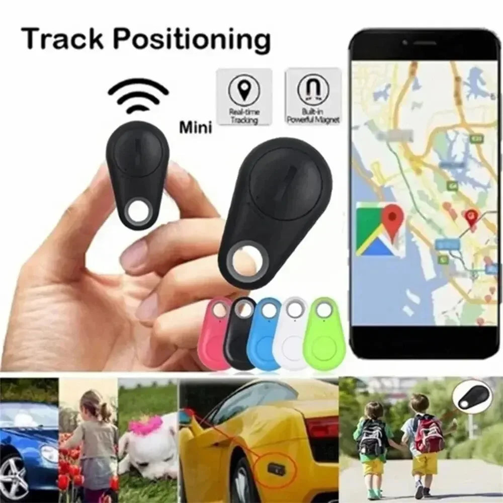 Mini Localizador GPS Anti-Perda Bluetooth — Porta-Chaves para Animal e Criança