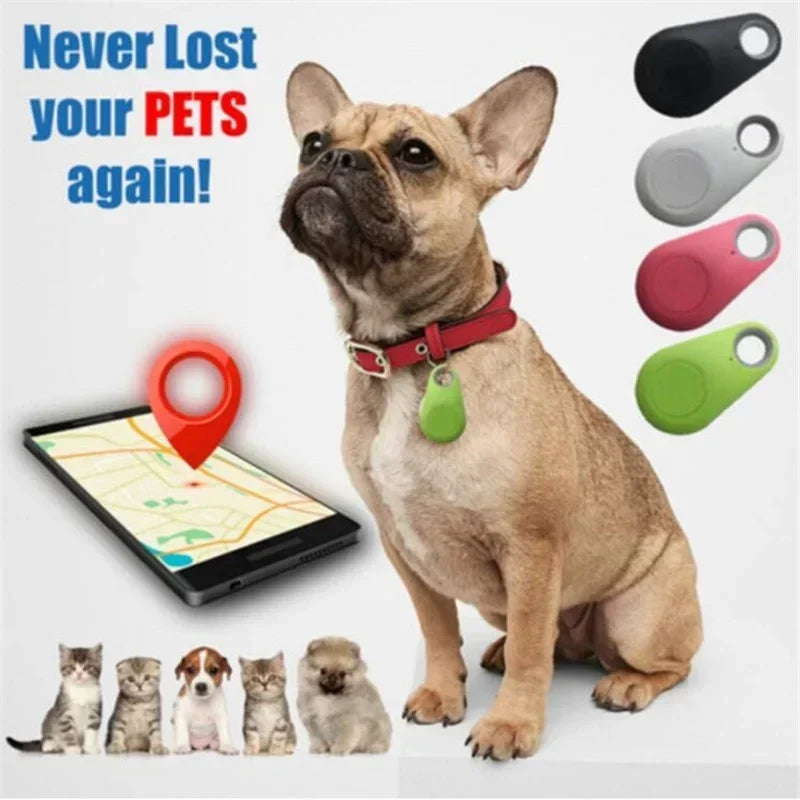 Mini Localizador GPS Anti-Perda Bluetooth — Porta-Chaves para Animal e Criança