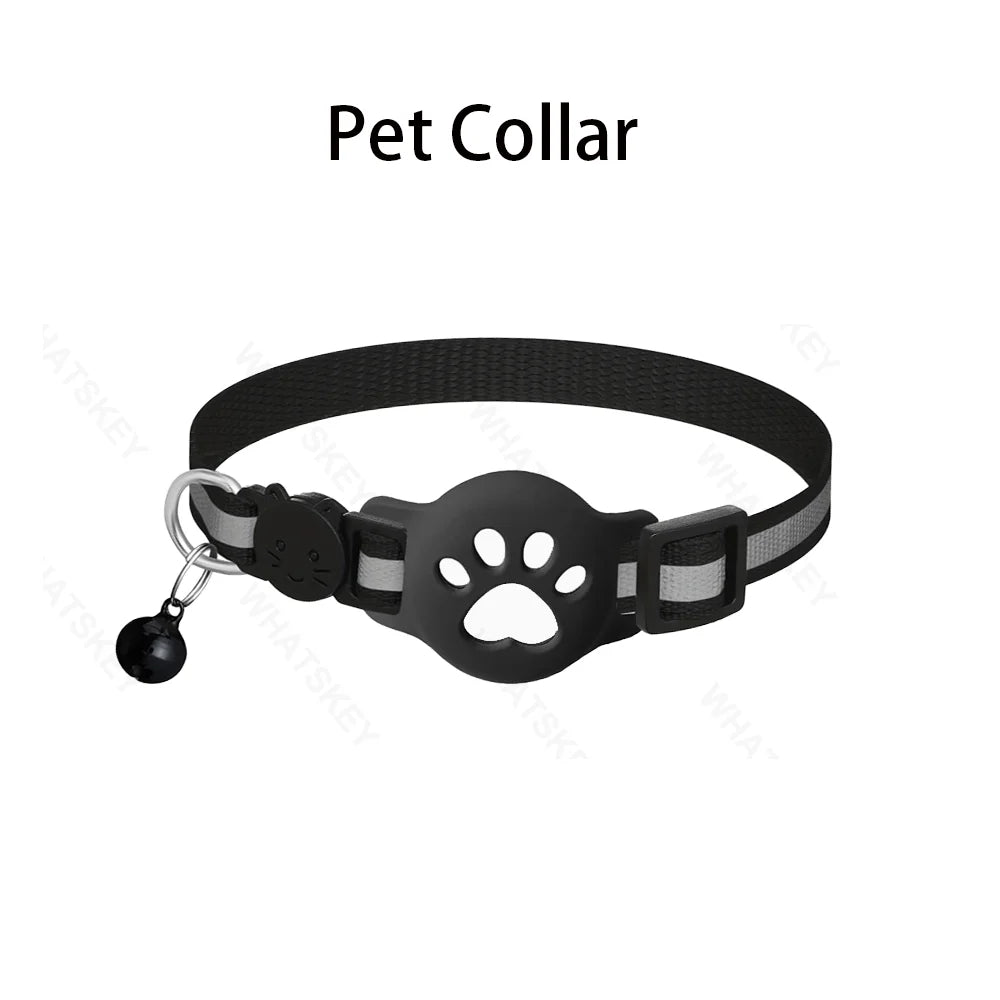 Coleira com Localizador GPS Ajustável para Gato e Cão