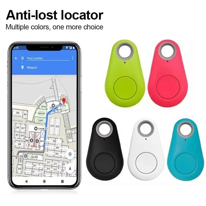 Mini Localizador GPS Anti-Perda Bluetooth — Porta-Chaves para Animal e Criança