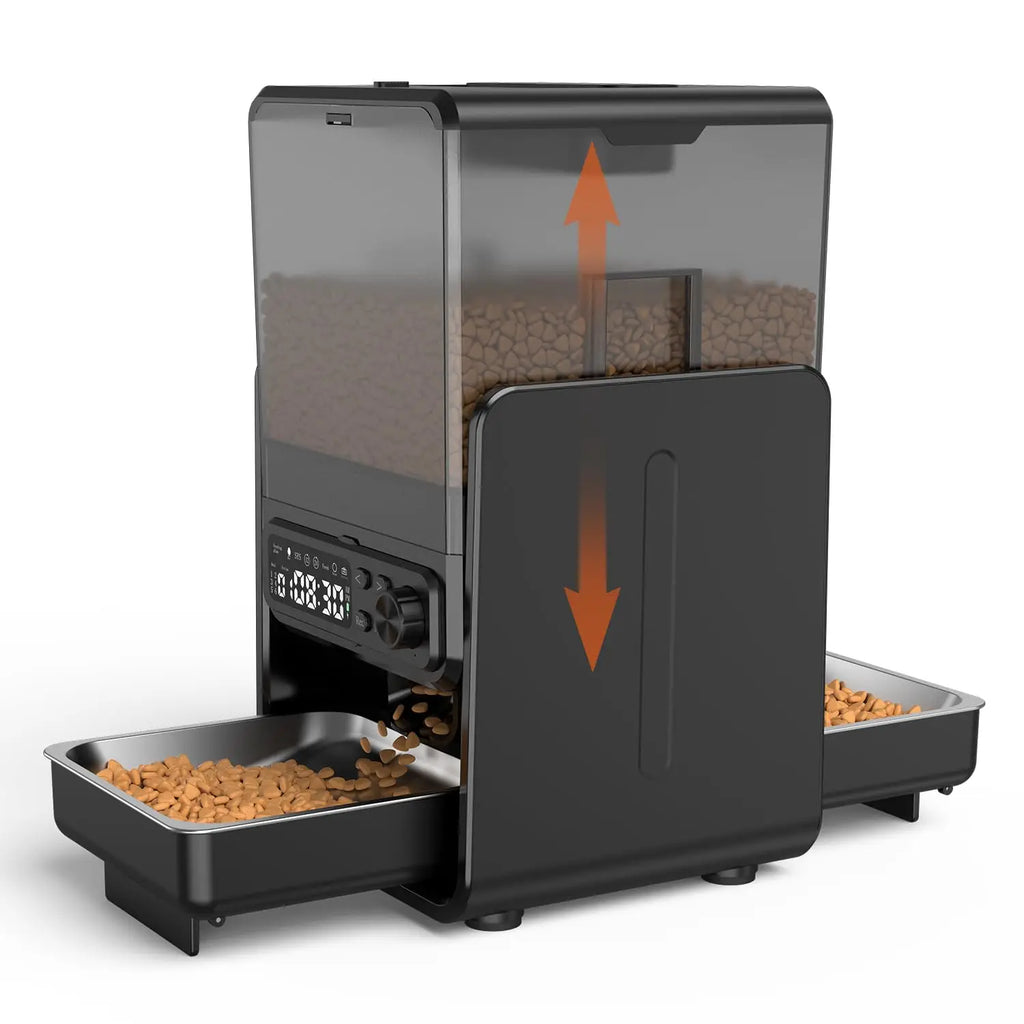 Alimentador Automático 5G WiFi para 2 Gatos — 2 Tigelas e 5L de Capacidade