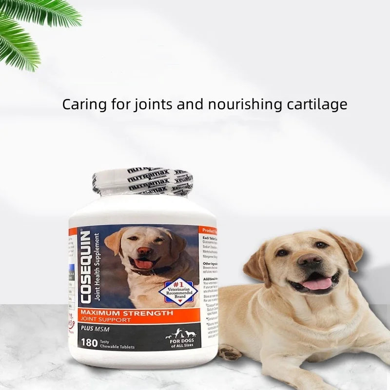 MAXIMUM STRENGTH Reduce Joint Aging, 180 pcs/bottle Cosequin DS Plus MSM Joint Health Supplement For Dogs