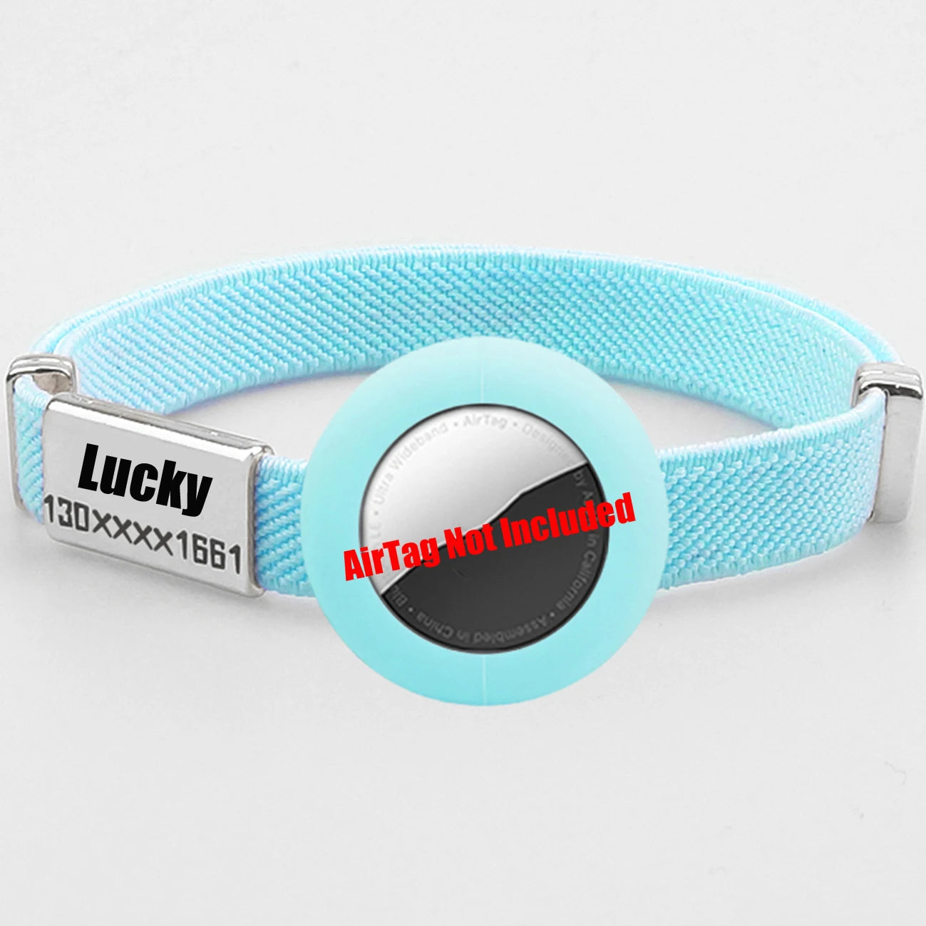 Coleira para Gato com Suporte AirTag GPS — Ajustável e Personalizável