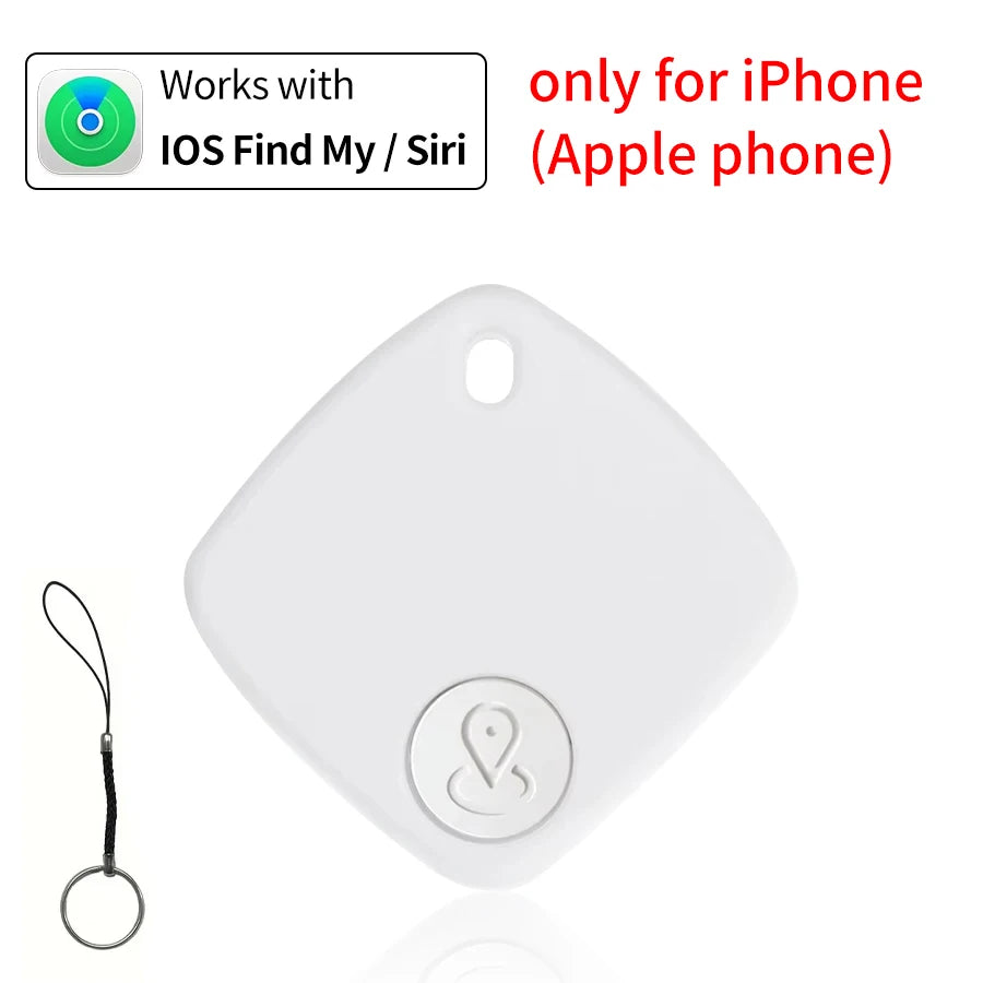 Mini Pet Bluetooth Tracker, Anti-Lost GPS Locator for Cat Dog, Smart Pet Finder Device Compatible with IOS Android & Find My App