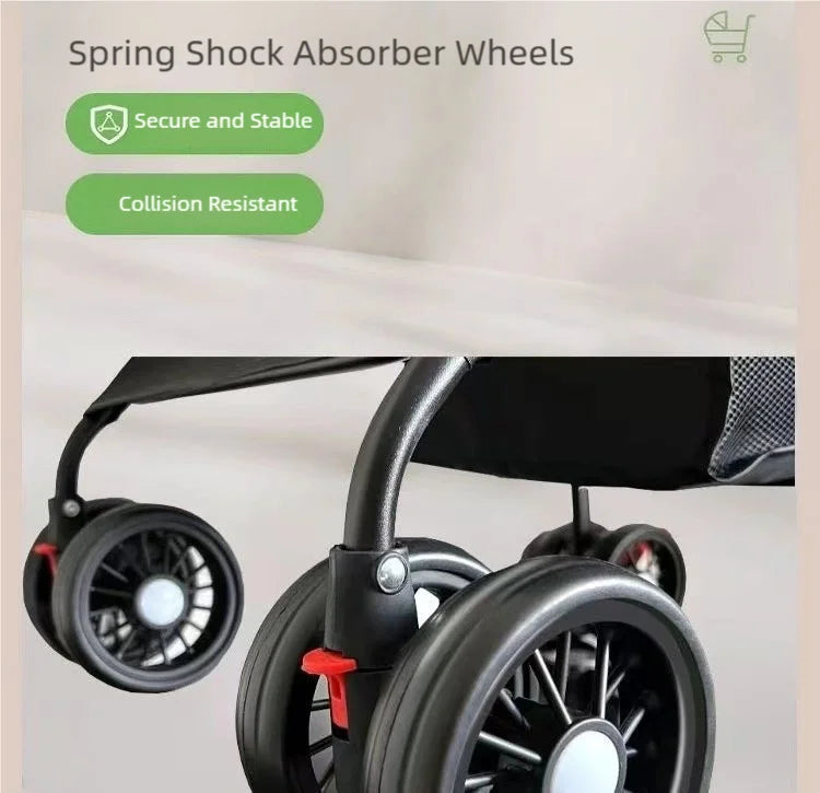 Pet cart, baby cart, small pet cart, lightweight and foldable, suitable for outdoor travel, dog and cat supplies
