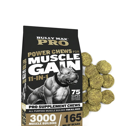 300G BULLY MAX 11 IN 1 MUSCLE GAIN Supplement For Dogs, Enhances Strength Endurance, Boosts Performance Training
