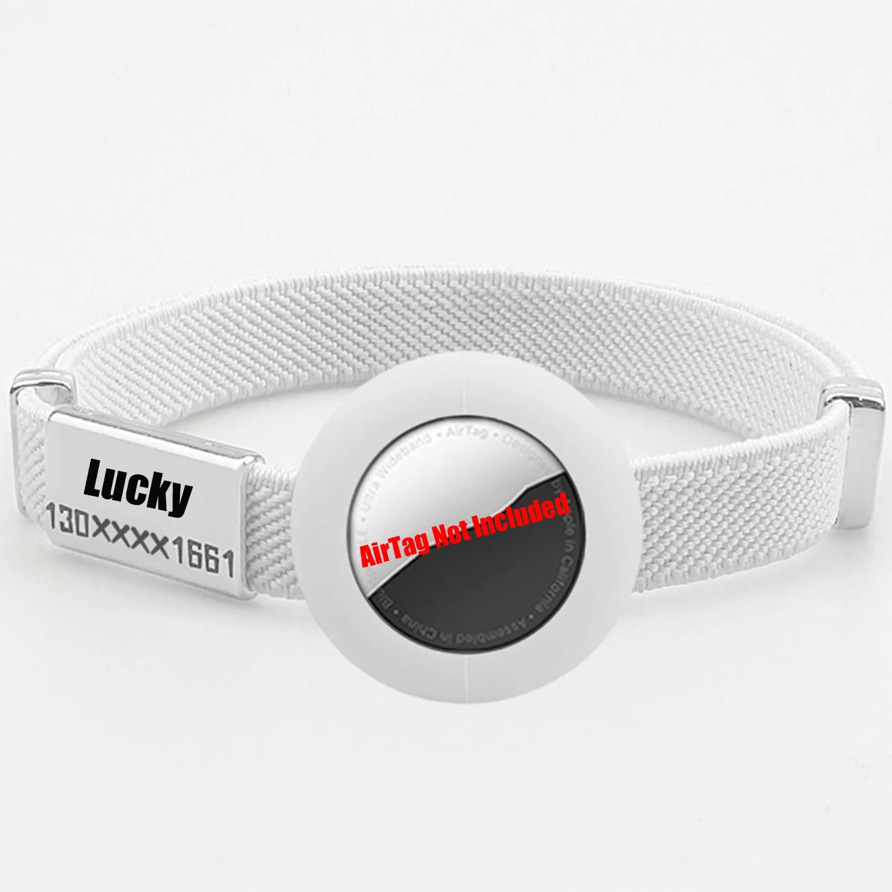 Coleira para Gato com Suporte AirTag GPS — Ajustável e Personalizável
