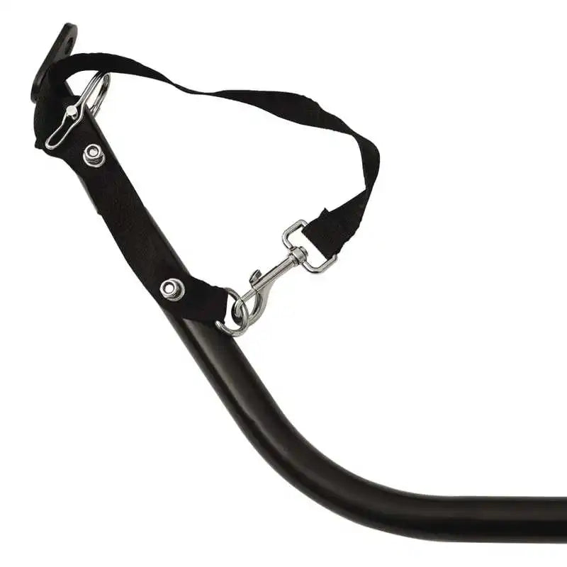 Black and Yellow Bicycle Trailer 45 kg Iron