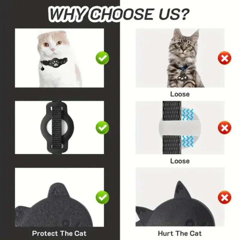 Coleira GPS Multifuncional para Gato e Cão — Rastreador Inteligente