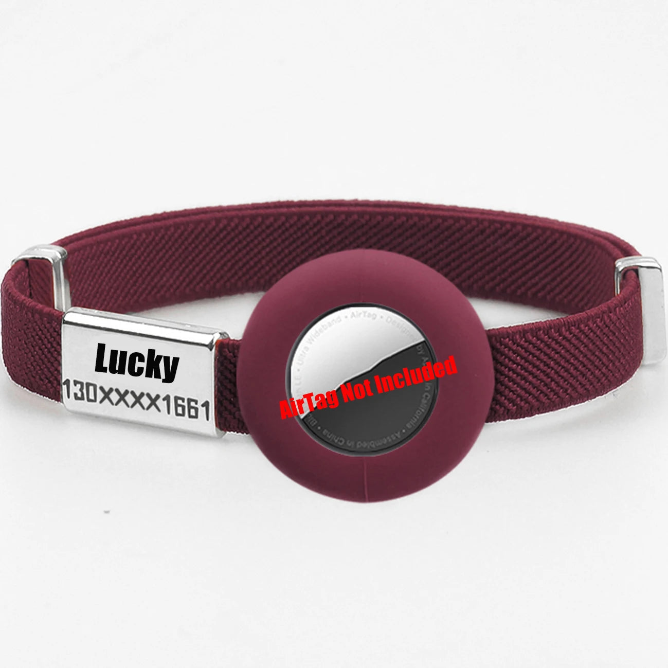 Coleira para Gato com Suporte AirTag GPS — Ajustável e Personalizável