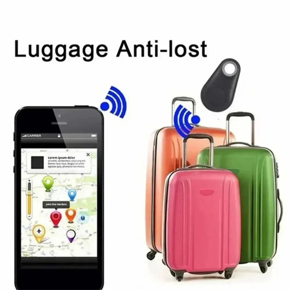 Mini Localizador GPS Anti-Perda Bluetooth — Porta-Chaves para Animal e Criança