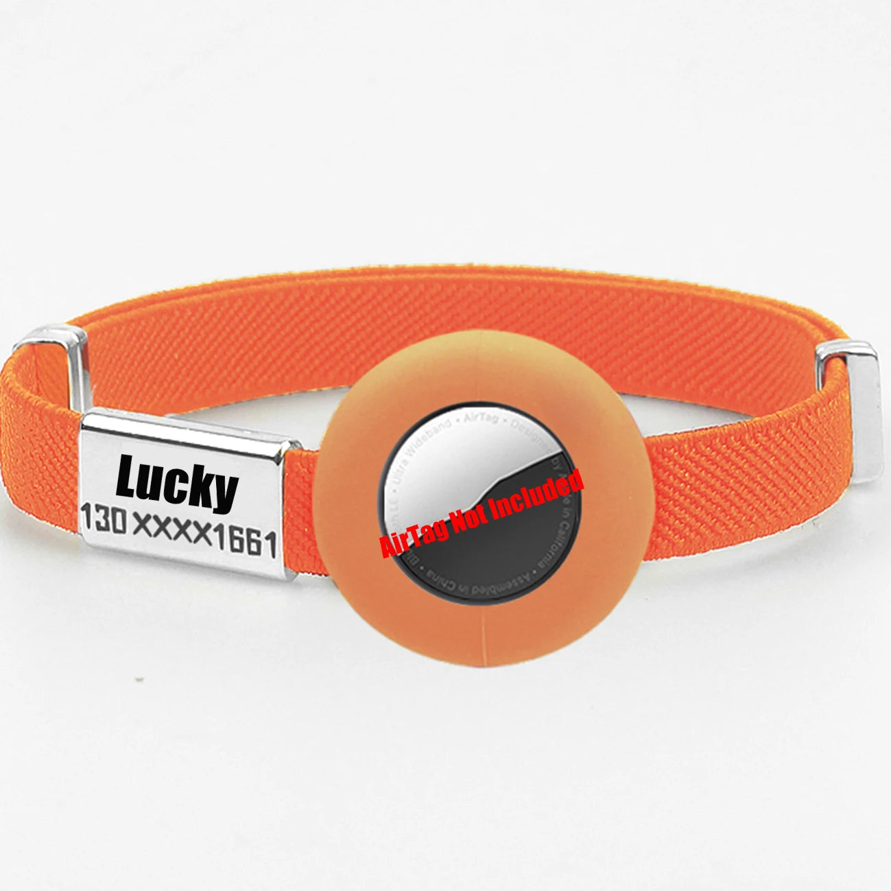 Coleira para Gato com Suporte AirTag GPS — Ajustável e Personalizável
