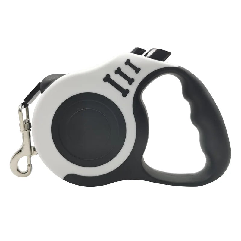 Trela Retrátil para Cão — 3m ou 5m, Nylon Resistente