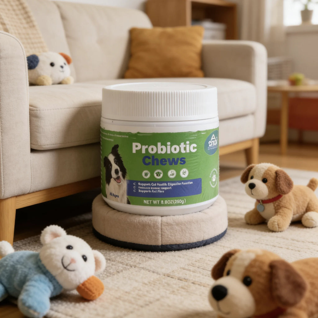 Dog Probiotic Chews 250g Relieve Diarrhea & Upset Stomach Support Gut Health & Immunity Natural Probiotics for All Ages Dogs