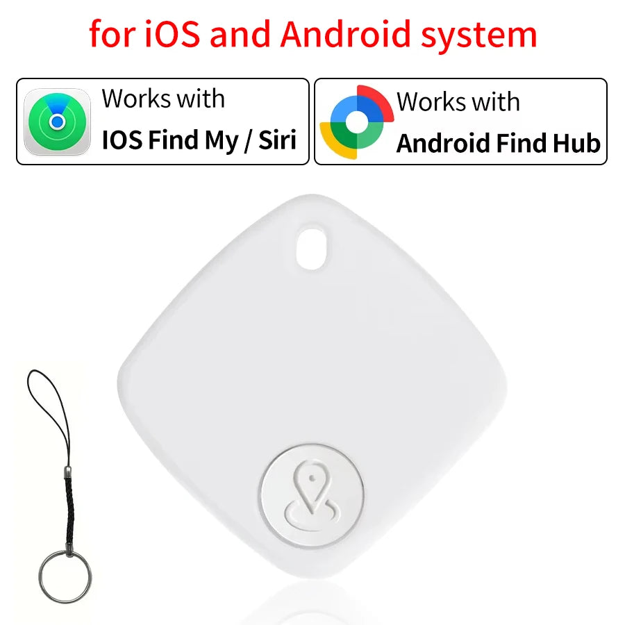 Mini Pet Bluetooth Tracker, Anti-Lost GPS Locator for Cat Dog, Smart Pet Finder Device Compatible with IOS Android & Find My App