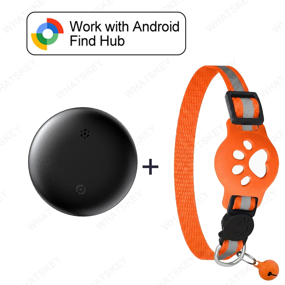 Coleira com Localizador GPS Ajustável para Gato e Cão